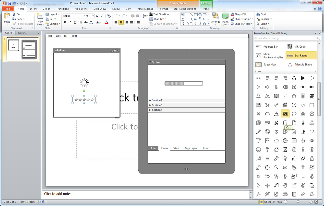 powerpoint wireframe mockup plugin for mac